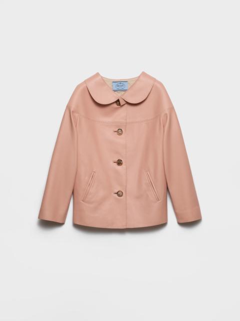 Nappa leather jacket