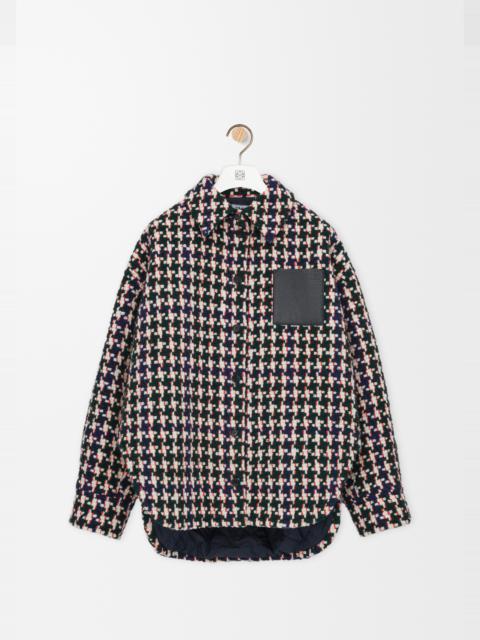Overshirt in wool blend