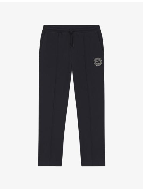 Brand-Embroidered Relaxed-Fit Cotton-Blend Jogging Bottoms