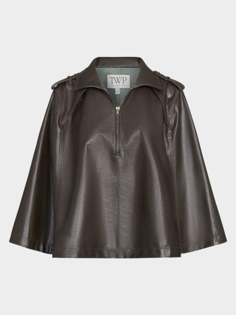 Topper Leather Cape