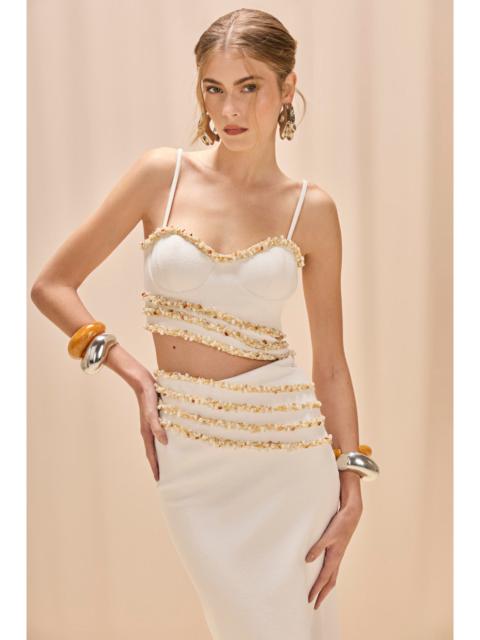 JADE KNIT EMBROIDERED TOP