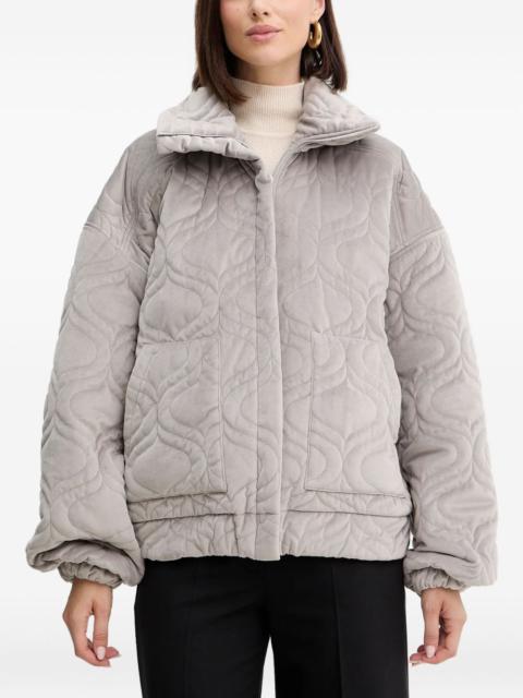 Brume quilted zip jacket