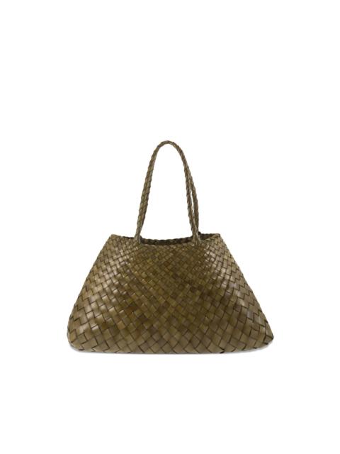 big Santa Croce woven-design shoulder bag