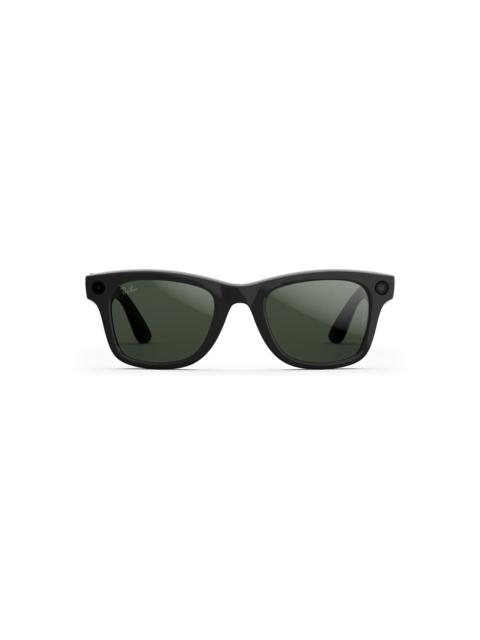 Ray-Ban Meta Wayfarer (Gen 2) Shiny Black Transitions® Graphite Green Lenses