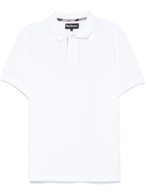 Tartan Piqué polo shirt