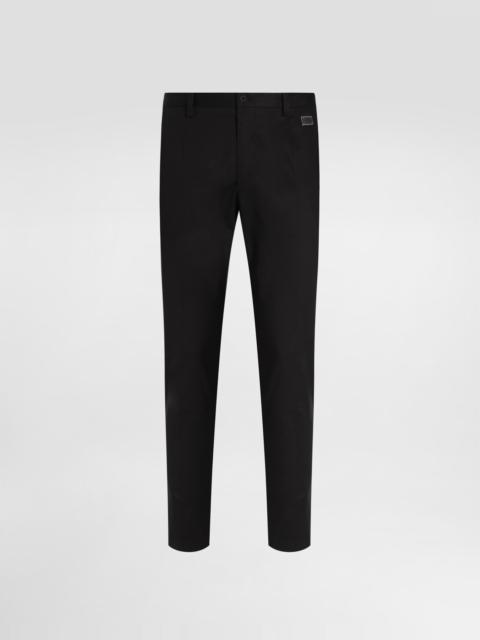 Tailored cotton pants