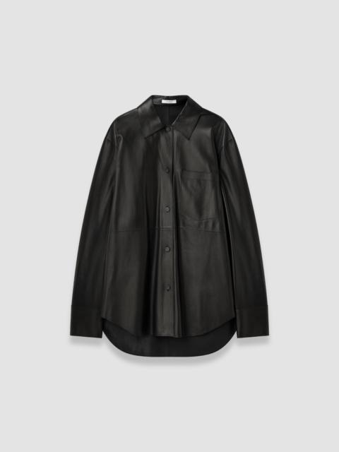 Penna Soft Nappa Leather Overshirt