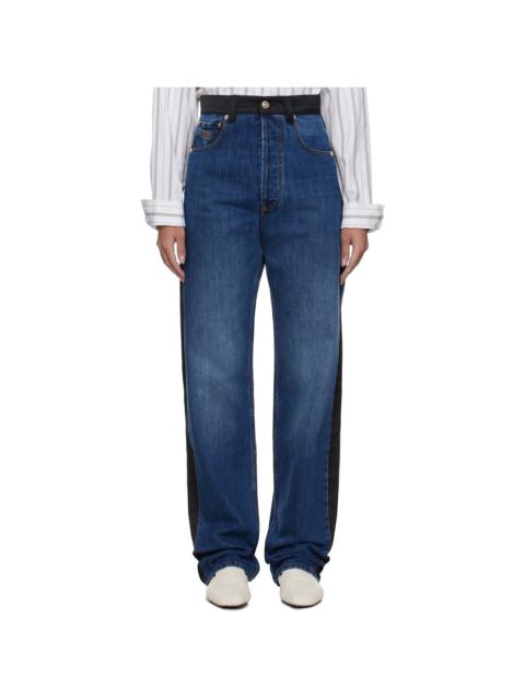 Blue & Black Echo Jeans
