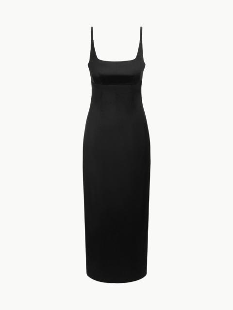 STAUD CAROL DRESS BLACK