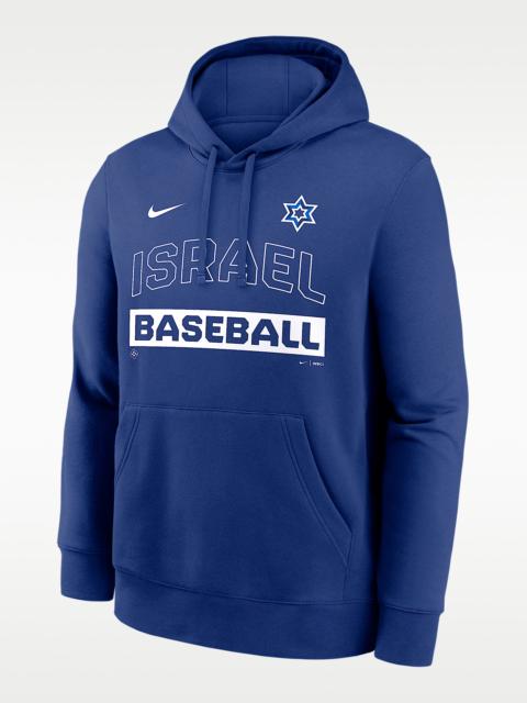 Israel National Baseball Team 2026 World Baseball Classic Club Men's Nike Pullover Hoodie