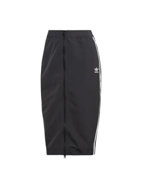 (WMNS) adidas Adicolor Classics Long Track Skirt 'Black' HM2156