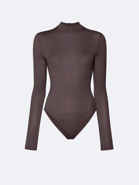 Lightweight Jersey Mock Neck Bodysuit