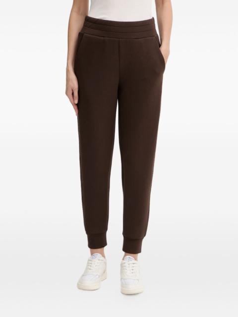 brown track pants