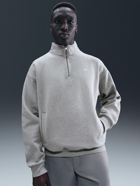 Nike Solo Swoosh Men's Fleece Quarter-Zip Top