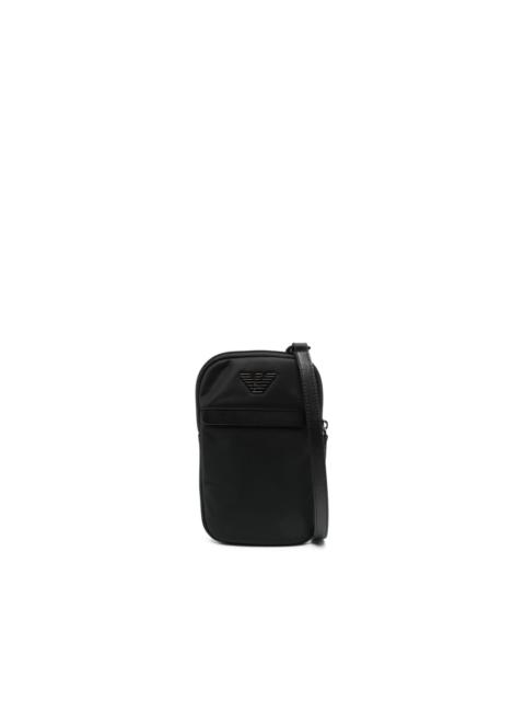 logo-plaque phone bag