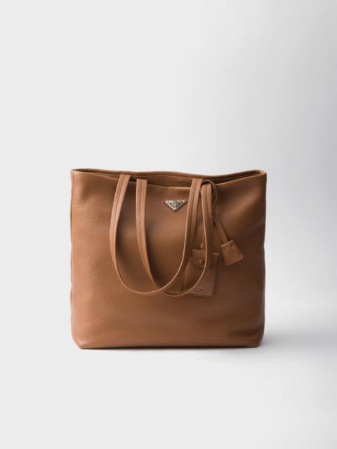 Leather tote