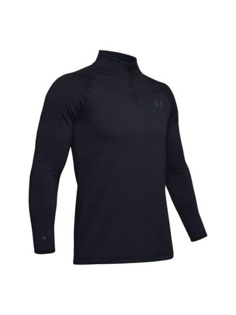 Under Armour Base 4.0 1/4 Zip Top 'Black' 1343242-001
