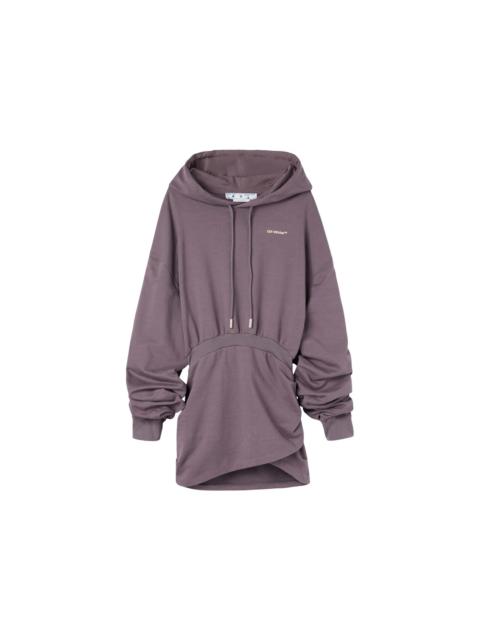 OFF-WHITE For All Hoodie Sweatdress Violet