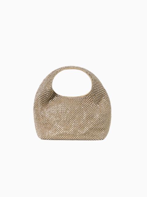 Loeffler Randall Kenzie Mini Gold Bucket Clutch