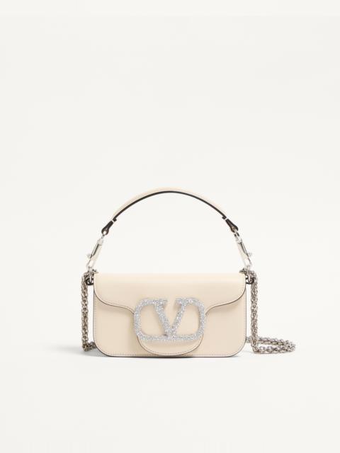 VALENTINO GARAVANI LOCÒ SMALL SHOULDER BAG WITH JEWEL LOGO