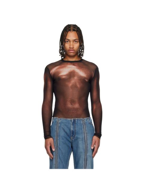 Black 'The Bronze Body Dust' Top