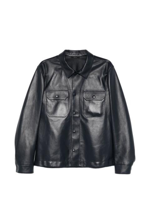 pocket leather jacket