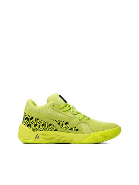 Mens 11 - Puma TRC Blaze Court x MCM Low Top Shoes Acid Lime Green 37762301 New Men Lime Green Court Shoes Mens 10 Puma TRC Blaze Court X  main image 2