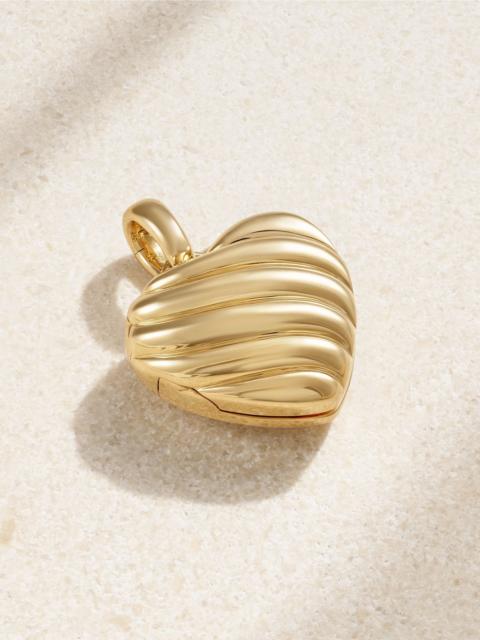 Amulets Sculpted Cable 18-karat gold pendant Gold