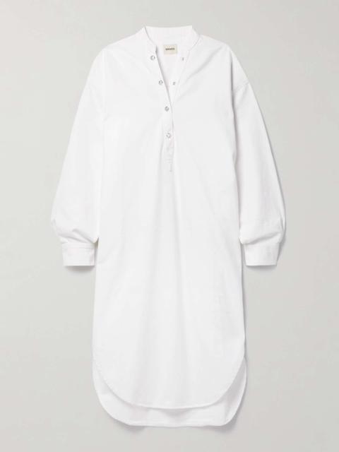 Seffi oversized denim midi shirt dress