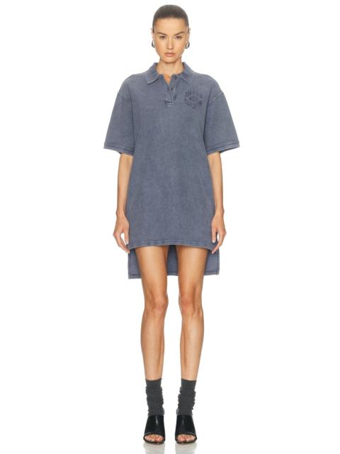 Oversized High Low Polo Mini Dress