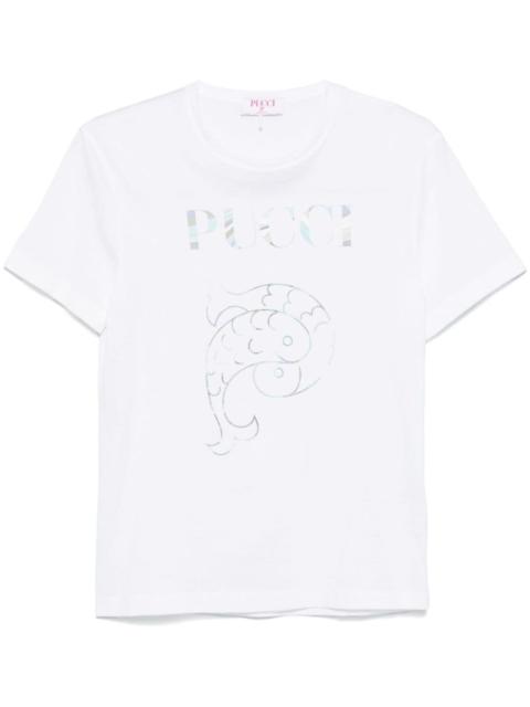 logo-print T-shirt