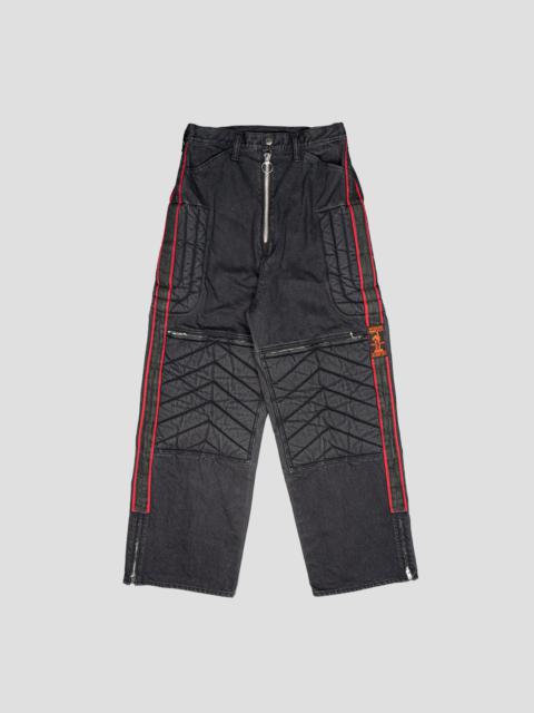 14oz BLACK DENIM KOUNTRY MOTORCROSS PANTS "TODOTERRENO"
