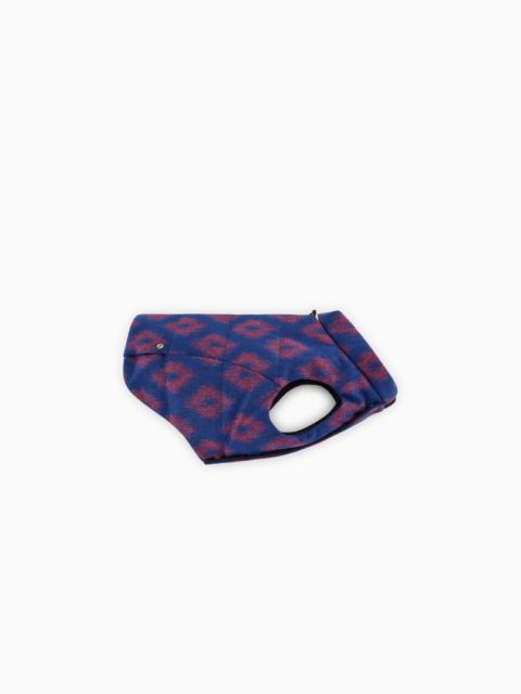 Poldo x Giorgio Armani Ikat jacquard flannel coat