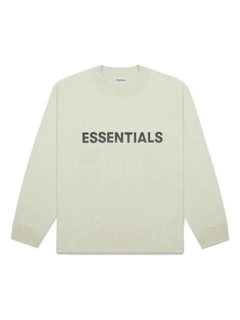 Fear of God Essentials FW20 Long Sleeve Logo Tee 'Sage' FOG-FW20-303