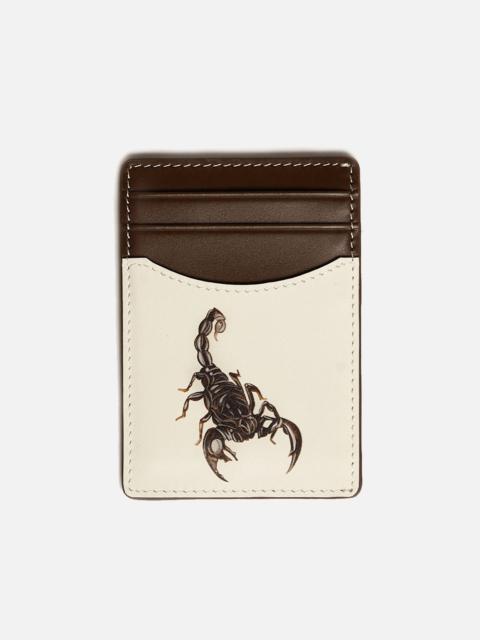 Dean Chestnut Scorpion Card Holder