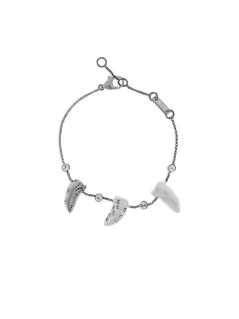 crystal-embellished charm bracelet