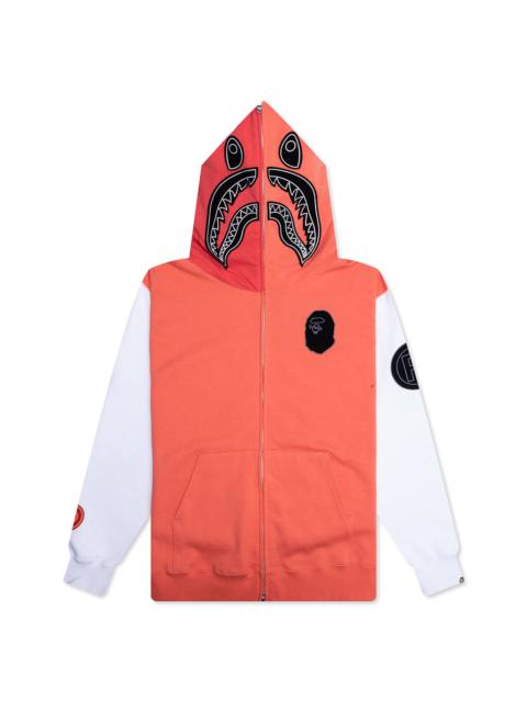 SHARK FULL ZIP HOODIE KOREA - ORANGE