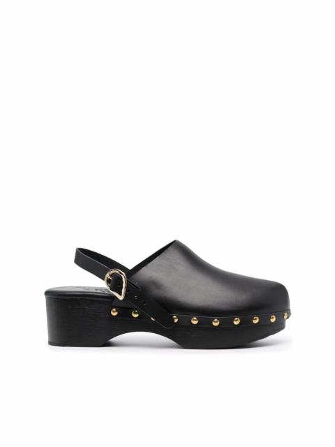 Classic Closed 70mm studded clogs