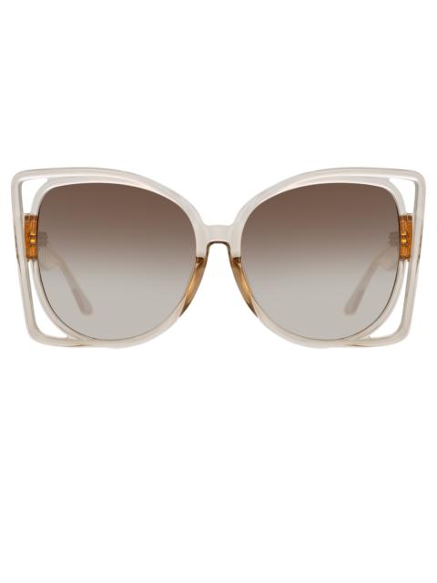 ASTRA CAT EYE SUNGLASSES IN ASH