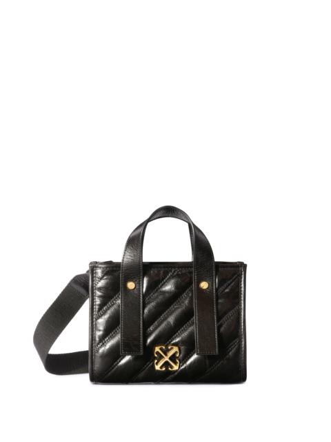 Black Quilted Tote Bag