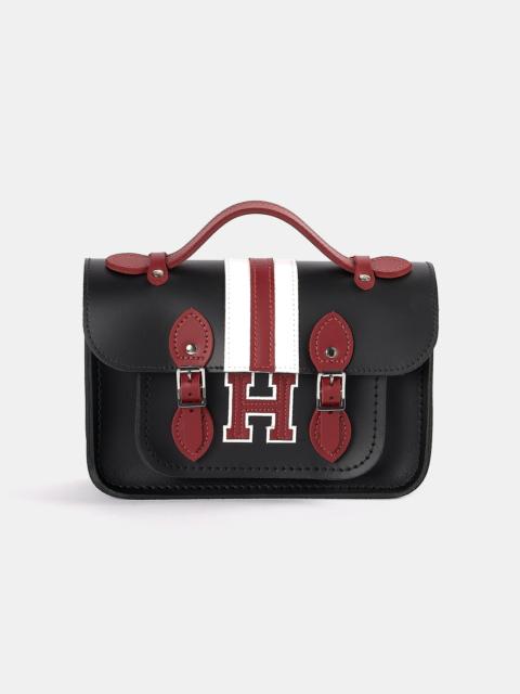The Mini - Black with Harvard Stripe