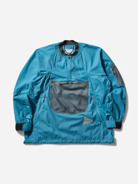 Men's Breath Rip Pullover Jacket Light Blue