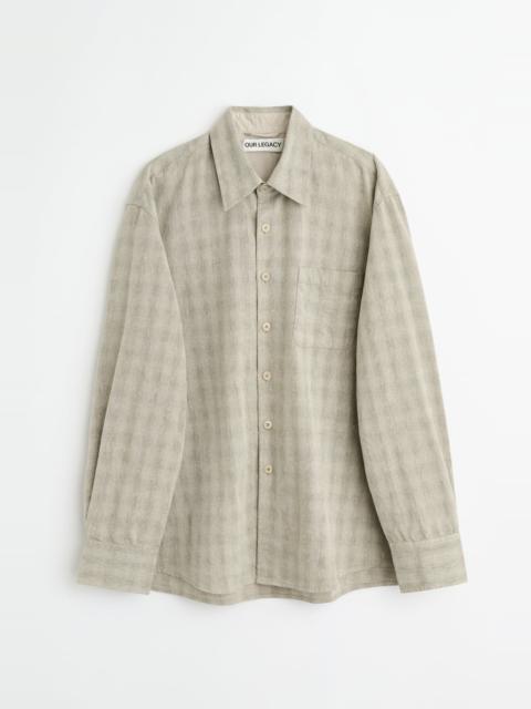 Above Shirt Sage Trail Check Dryline Weave