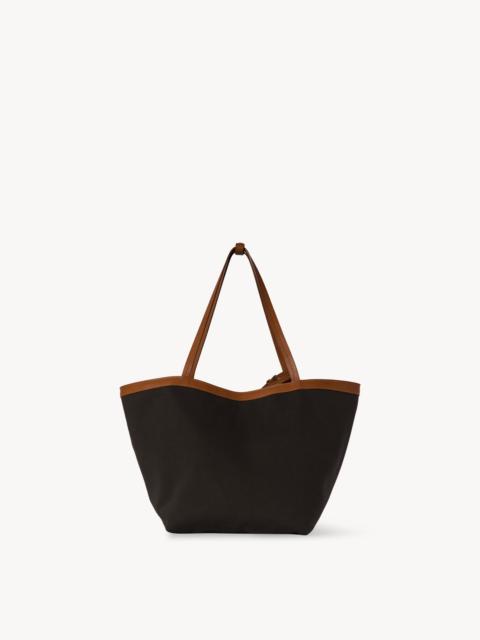 Park Tote Three Canvas Bag in Cotton and Leather