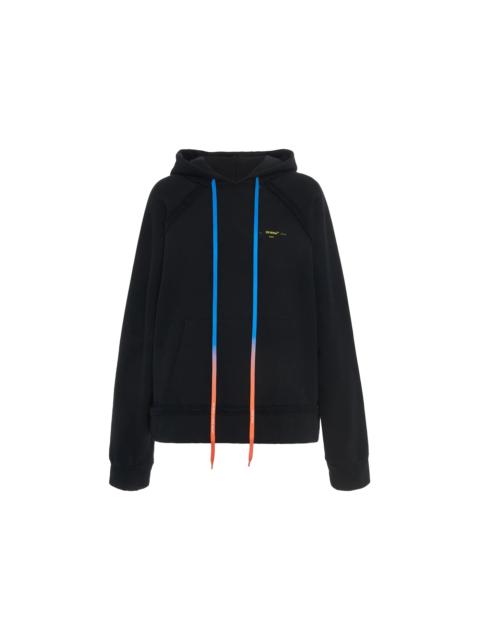 OFF-WHITE Oversized Acrylic Arrows Hoodie Black/Yellow