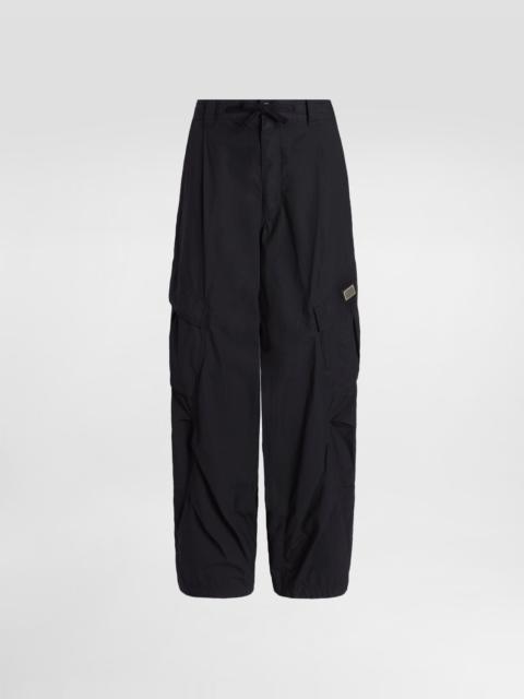Poplin trousers