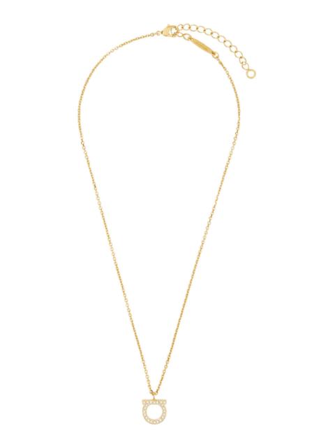 Nkl G Stra 8 Metallic Brass Glass Necklaces