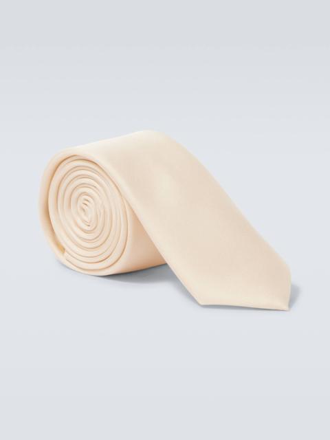 Silk twill tie