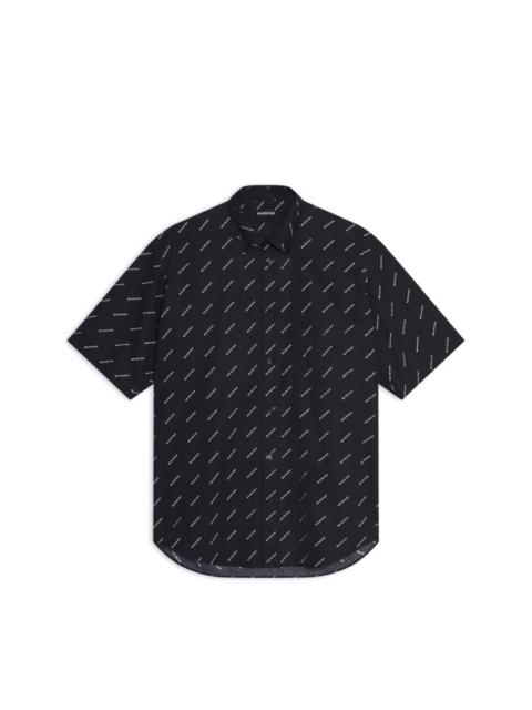 allover logo short sleeve shirt normal fit