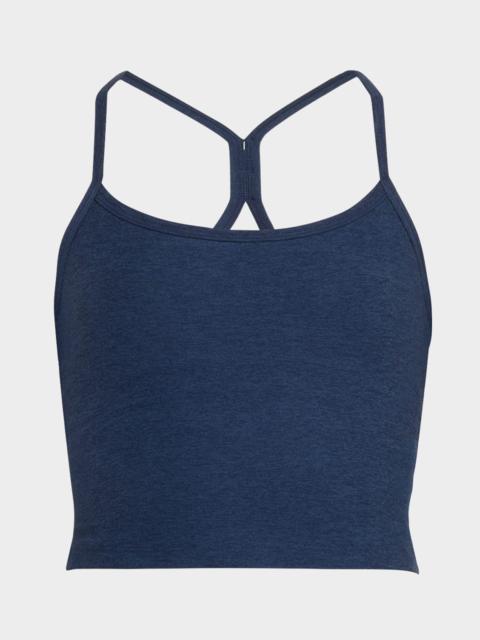 Space-dye Slim Racerback Cropped Tank